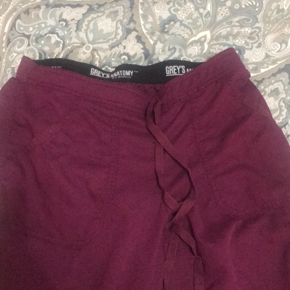 Wine colored scrubs